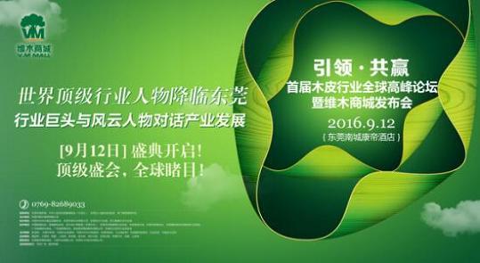首屆木皮行業高峰論壇暨維木發布會